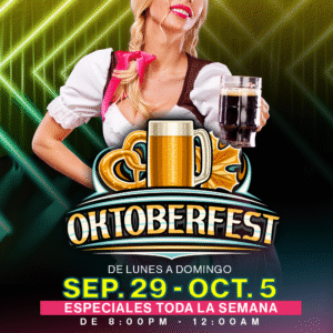 Oktoberfest at Erotica Cabaret September 29th - October 5th