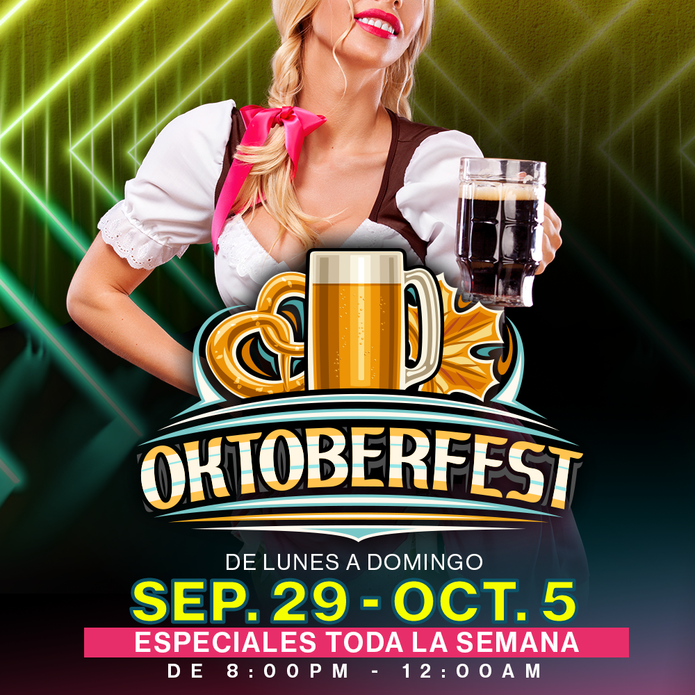 Oktoberfest at Erotica Cabaret September 29th - October 5th