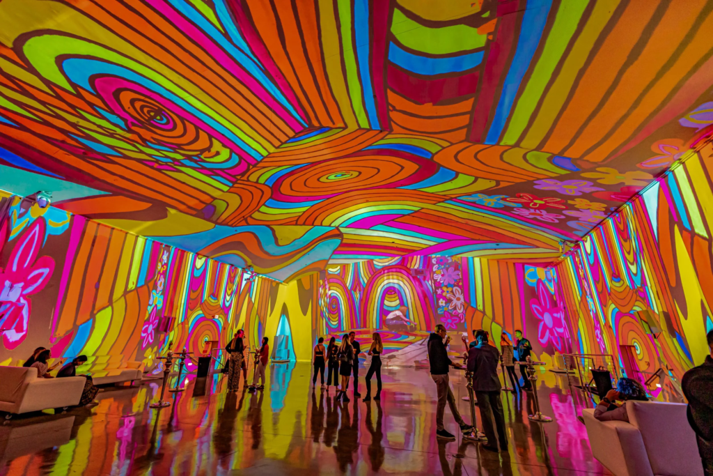 Image of Art Basel 360 Immersive visuals exhibit